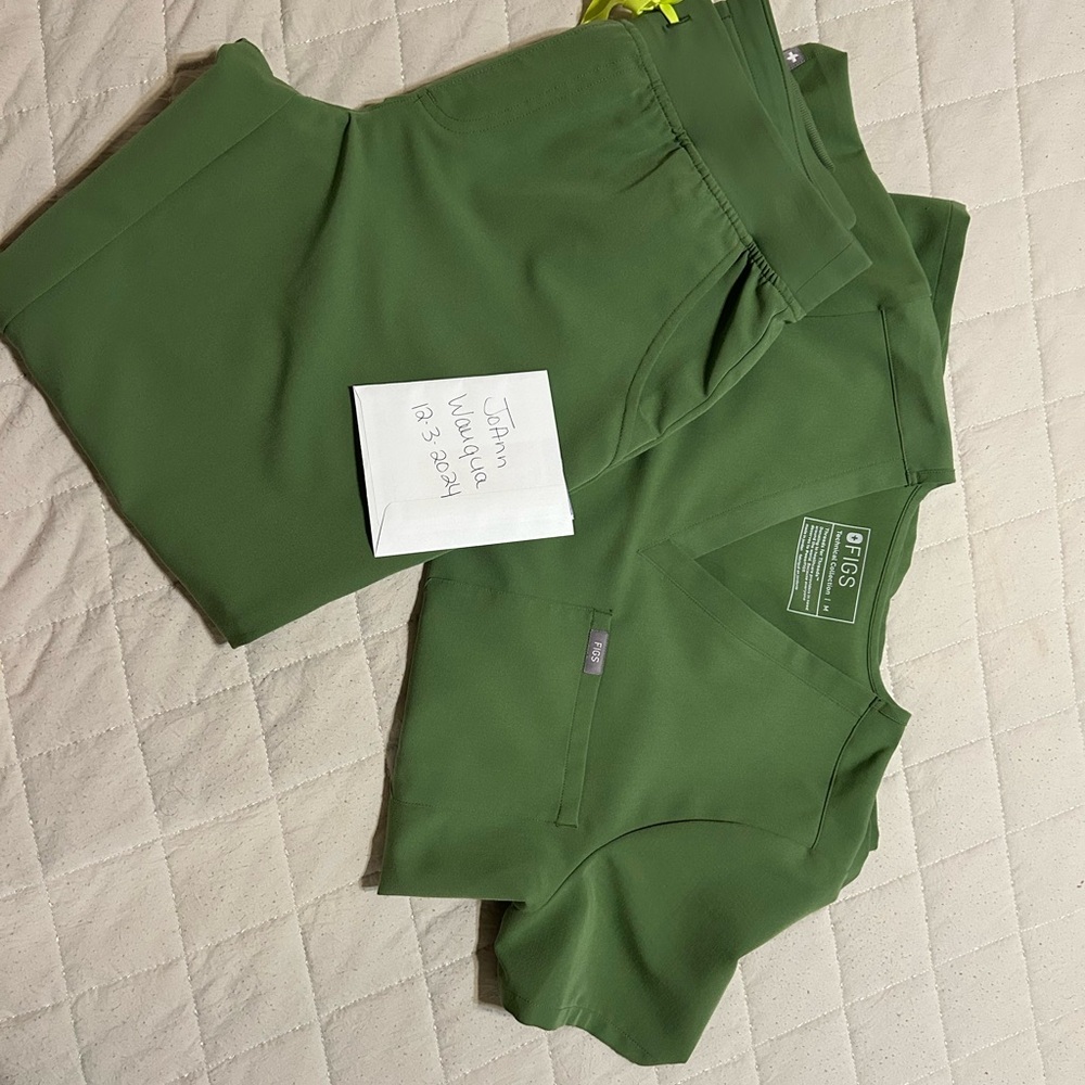 Figs scrub set/ Fern
